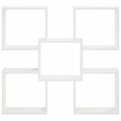 Wandplank Wit 99,5 x 17 x 91 cm Bewerkt hout
