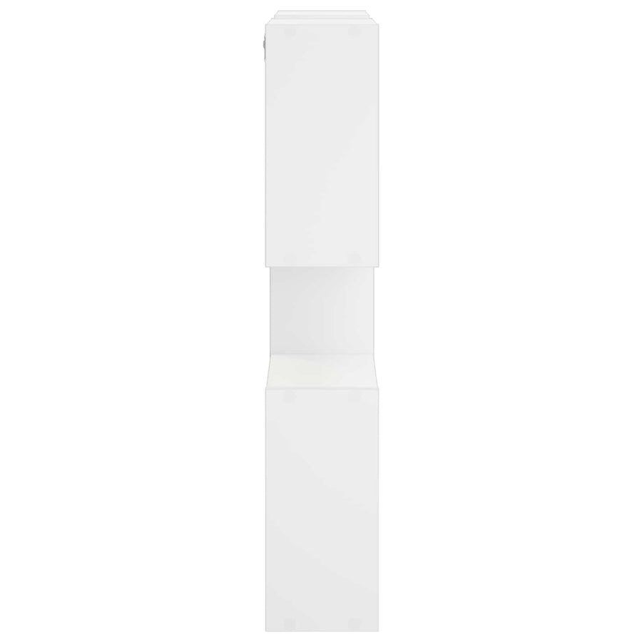 Wandplank Wit 99,5 x 17 x 91 cm Bewerkt hout