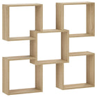 Wandplank 99.5x17x91 cm Sonoma Eiken bewerkt hout