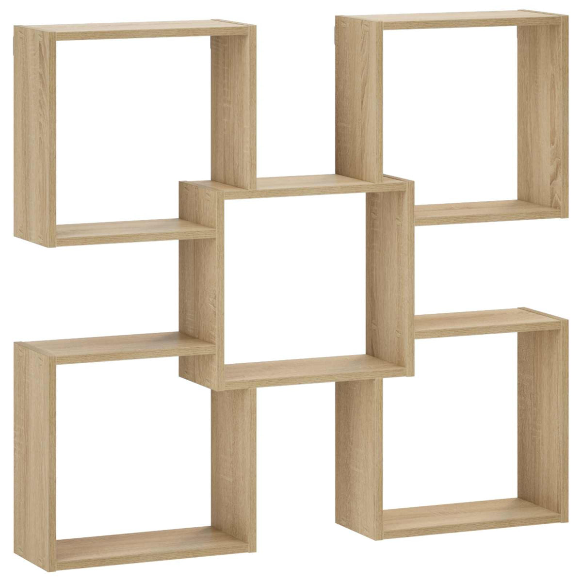 Wandplank Sonoma Eiken 99,5 x 17 x 91 cm Bewerkt hout