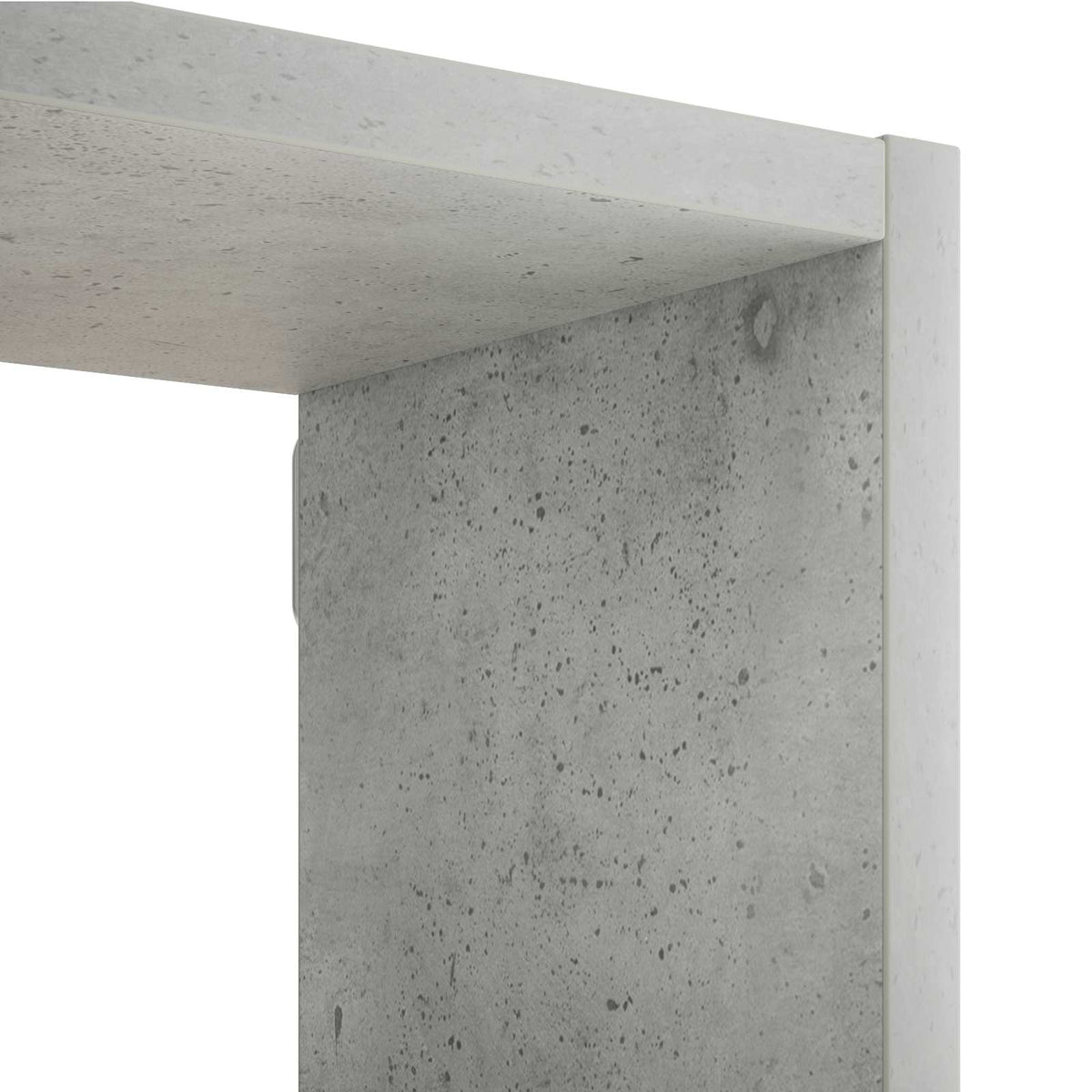 Wandplank Betongrijs 99,5 x 17 x 91 cm Bewerkt hout