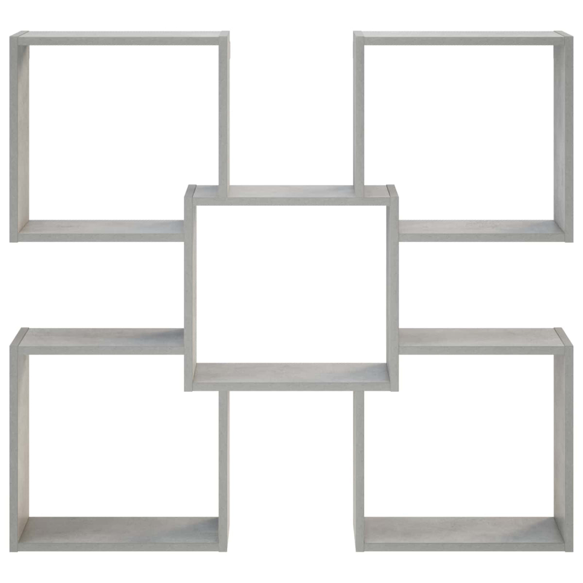 Wandplank Betongrijs 99,5 x 17 x 91 cm Bewerkt hout