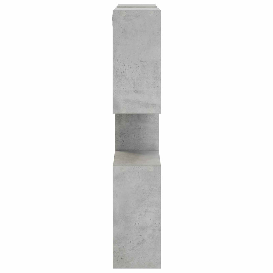 Wandplank Betongrijs 99,5 x 17 x 91 cm Bewerkt hout