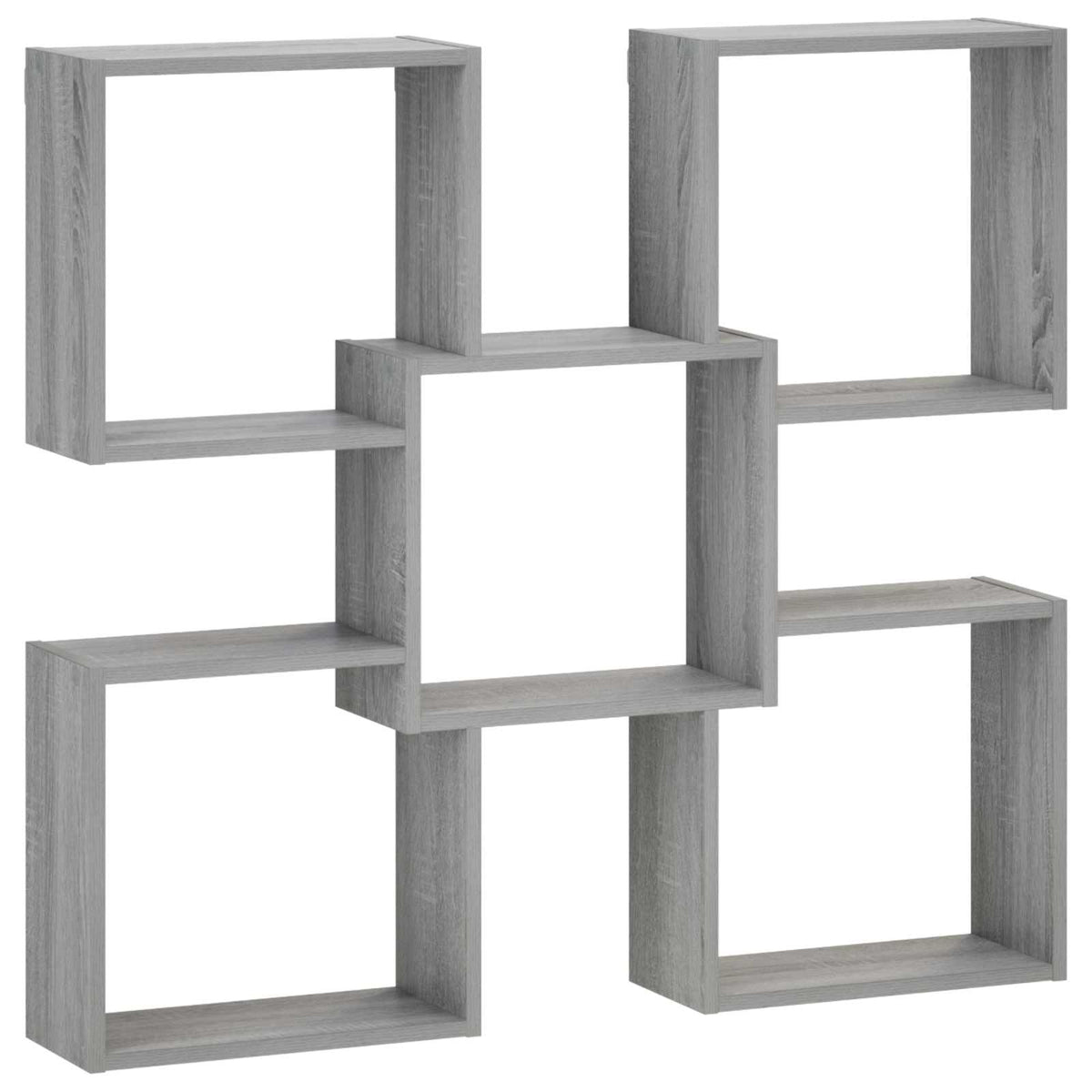 Wandplank Grijs Sonoma 99,5 x 17 x 91 cm Bewerkt hout