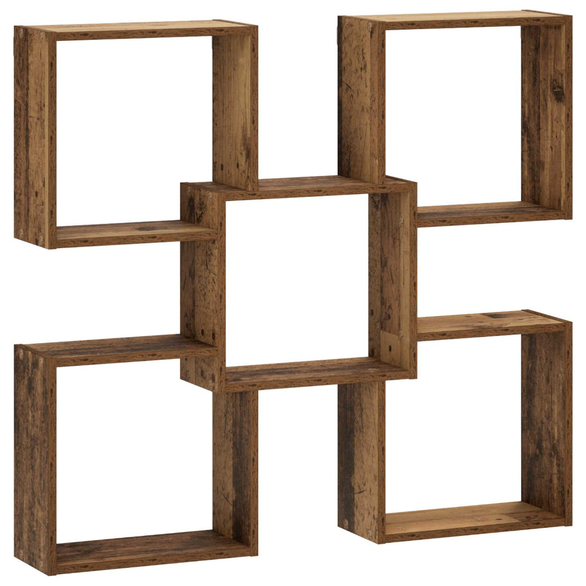 Wandplank Oud hout 99,5 x 17 x 91 cm Bewerkt hout
