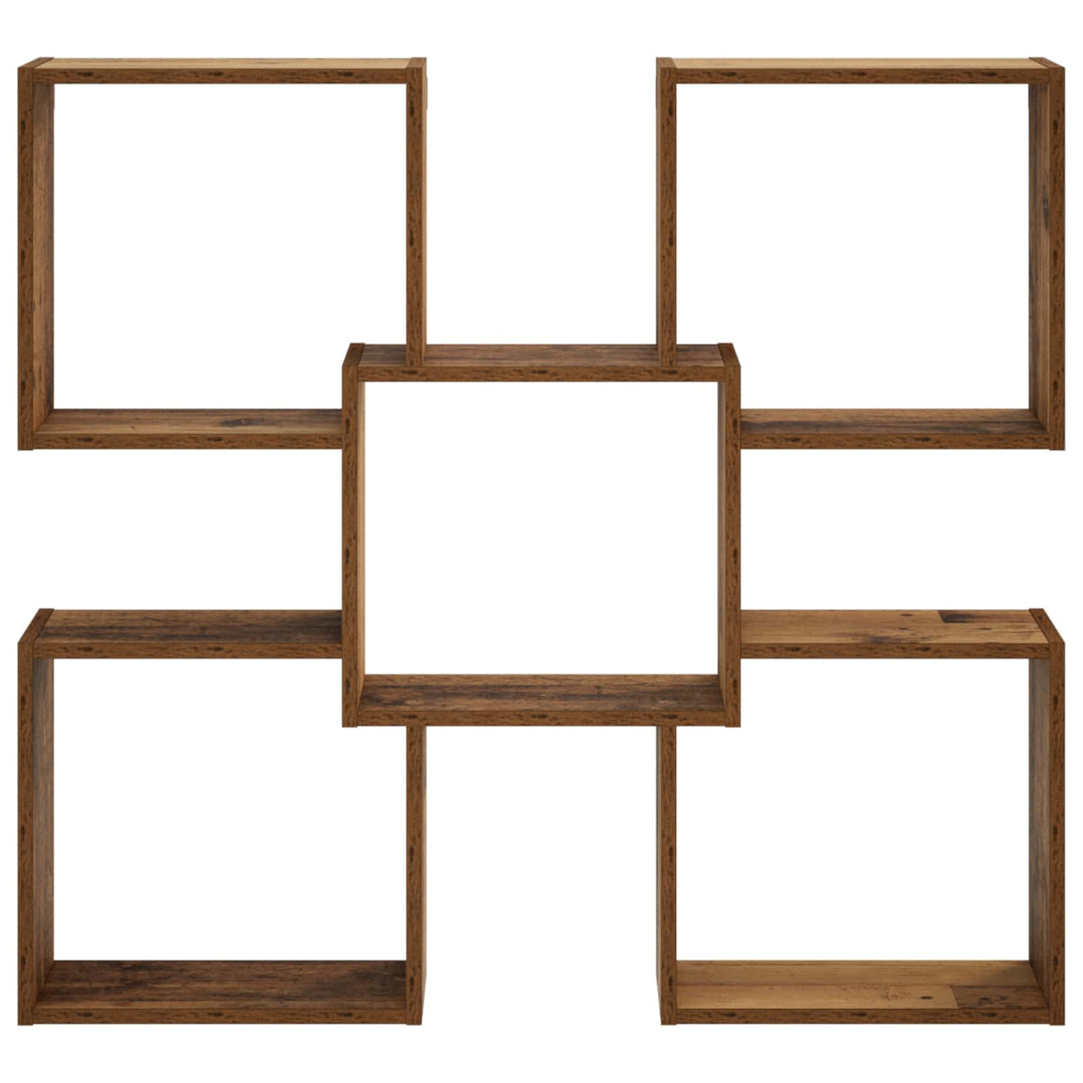 Wandplank Oud hout 99,5 x 17 x 91 cm Bewerkt hout