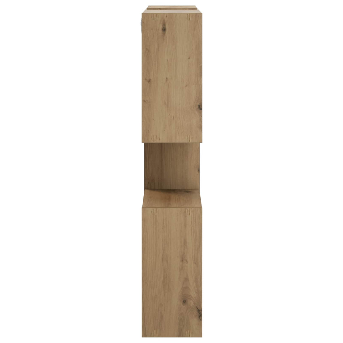 Wandplank Artisanaal eiken 99,5 x 17 x 91 cm Bewerkt hout