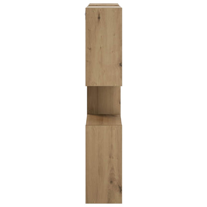 Wandplank Artisanaal eiken 99,5 x 17 x 91 cm Bewerkt hout