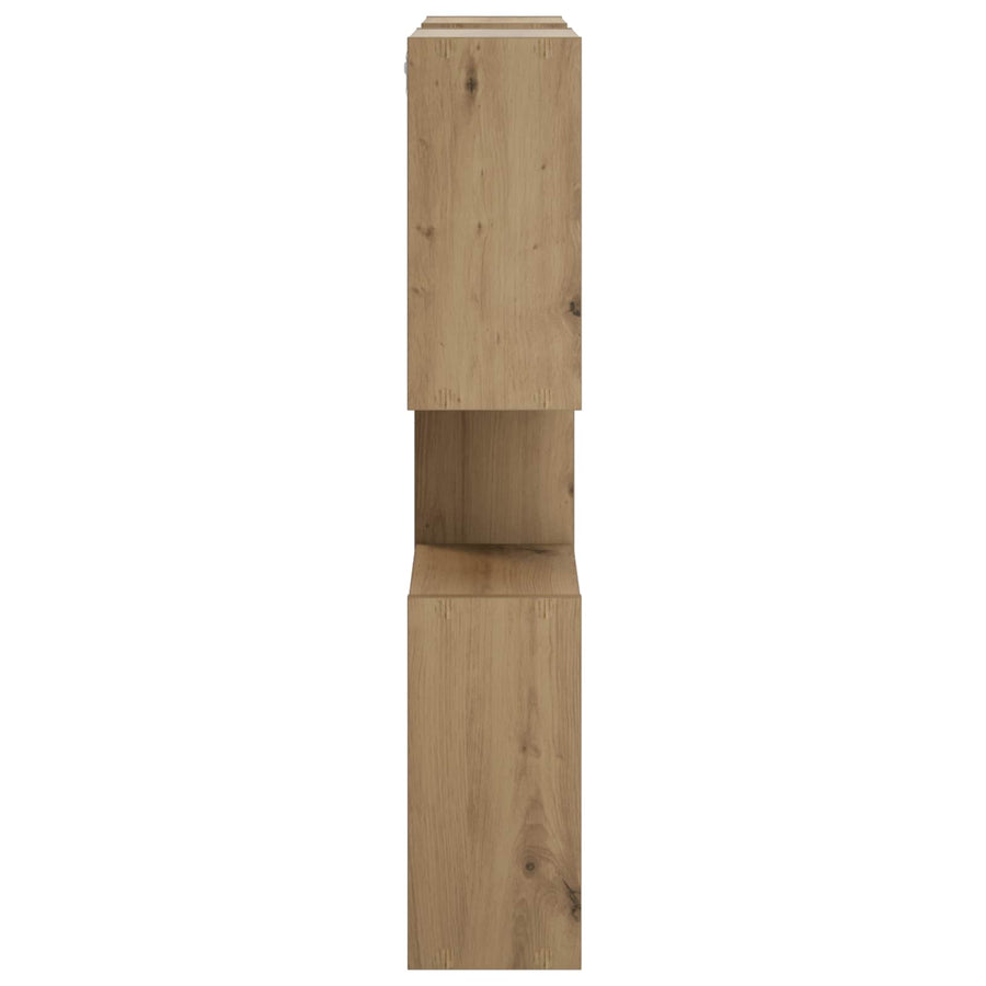 Wandplank Artisanaal eiken 99,5 x 17 x 91 cm Bewerkt hout