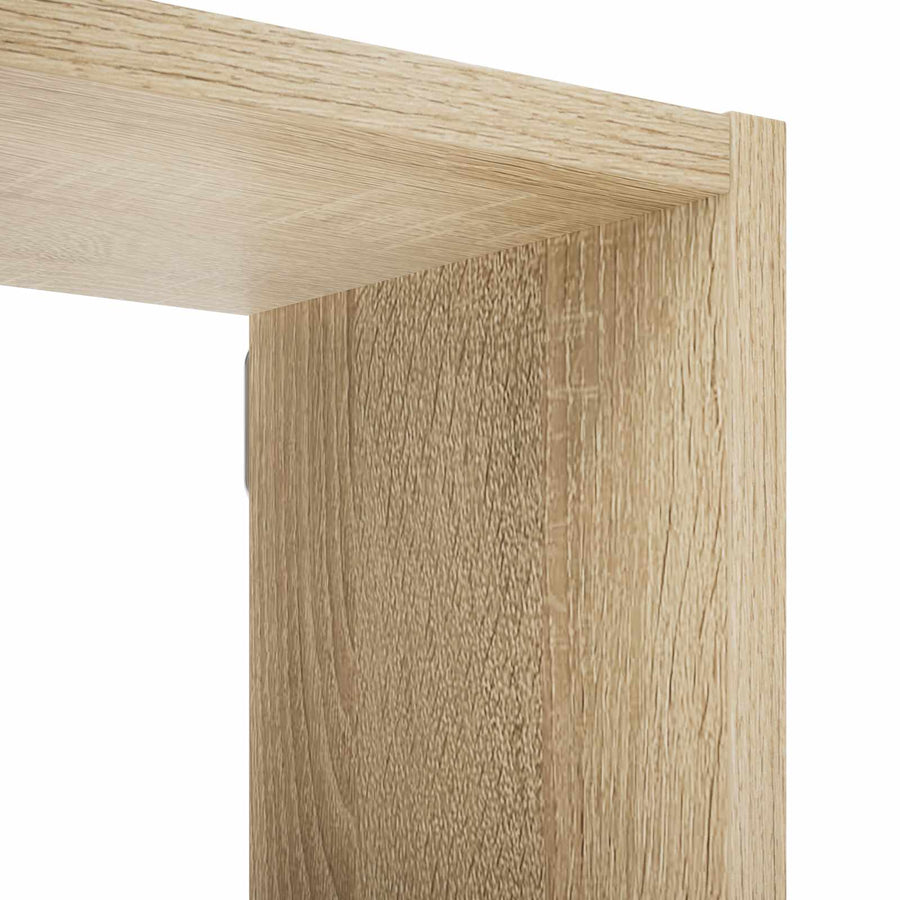 Wandplank Sonoma Eiken 100 x 17 x 60 cm Bewerkt hout