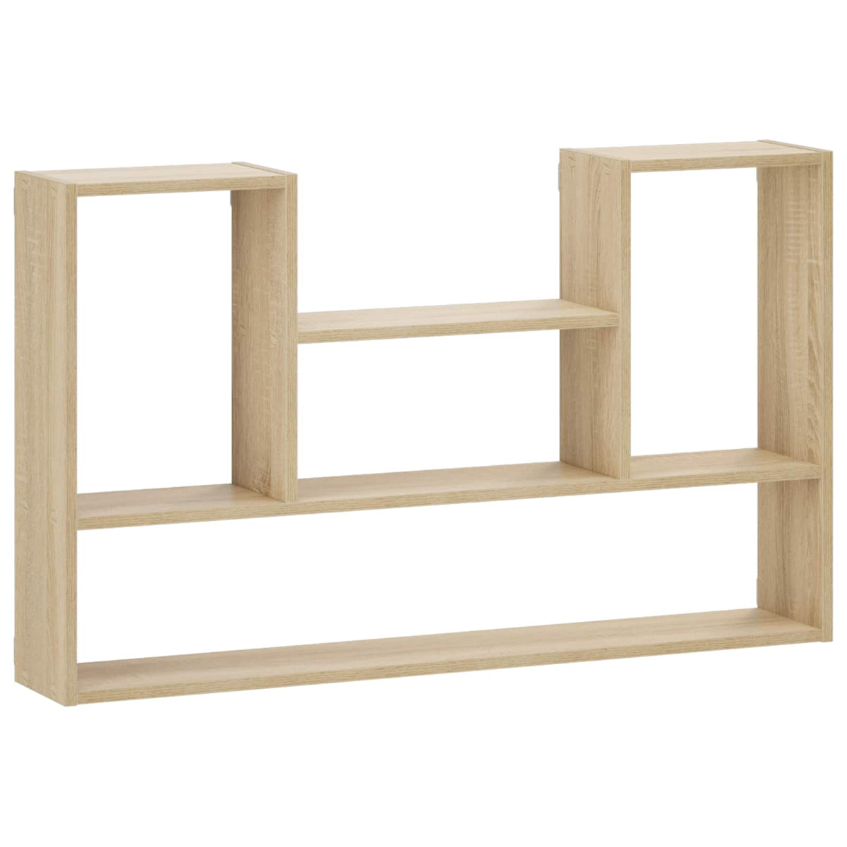 Wandplank Sonoma Eiken 100 x 17 x 60 cm Bewerkt hout