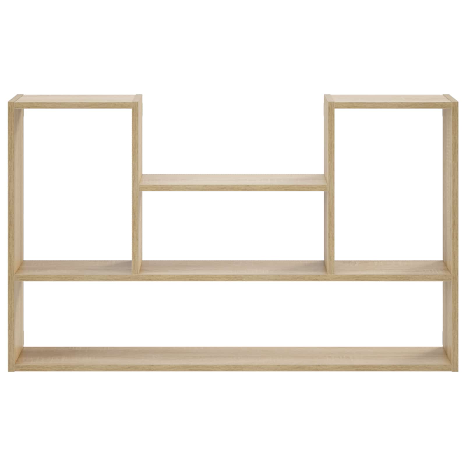 Wandplank Sonoma Eiken 100 x 17 x 60 cm Bewerkt hout