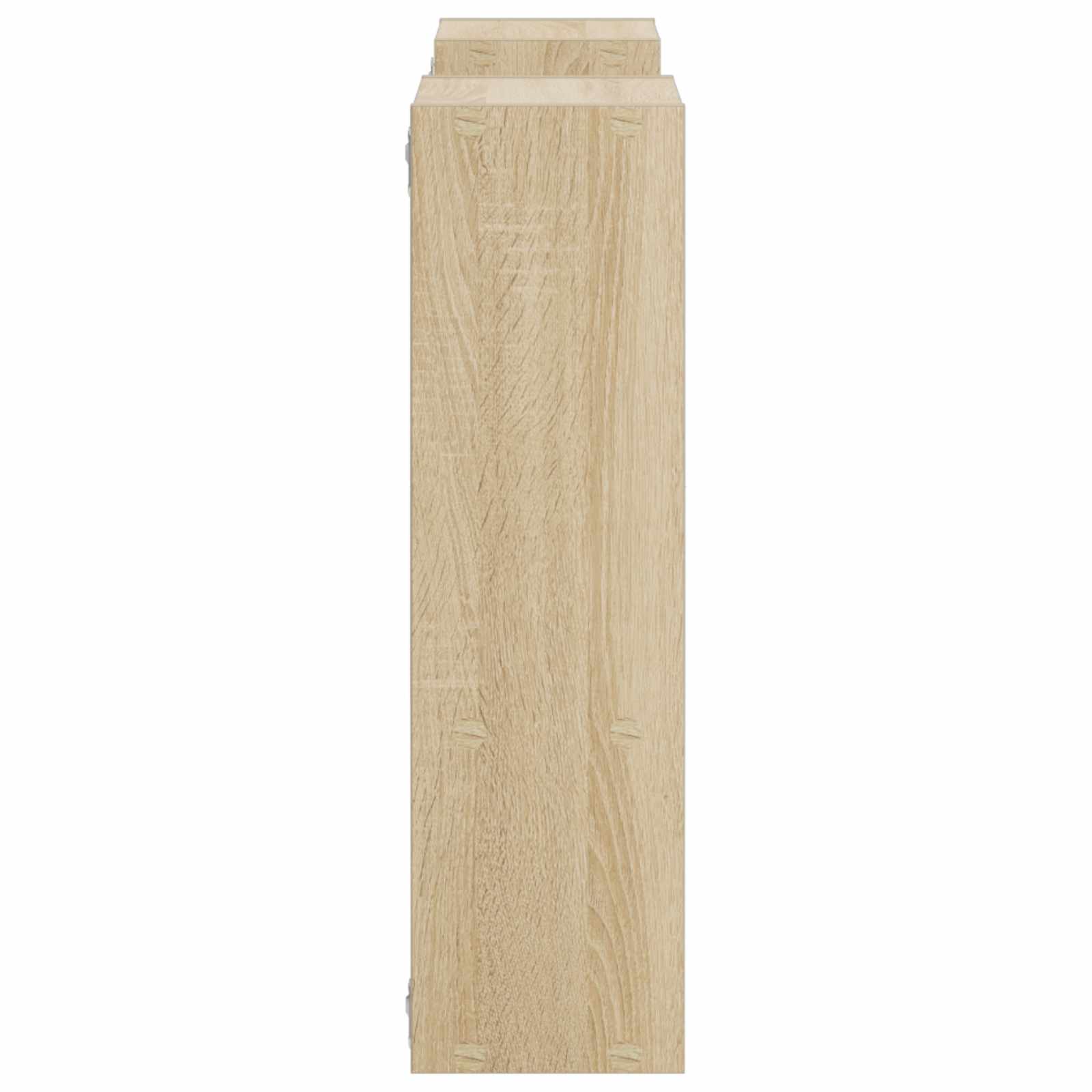 Wandplank Sonoma Eiken 100 x 17 x 60 cm Bewerkt hout