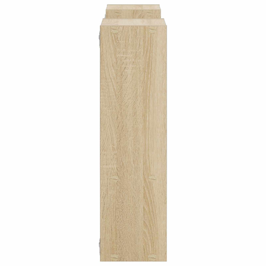 Wandplank Sonoma Eiken 100 x 17 x 60 cm Bewerkt hout