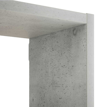 Wandplank Betongrijs 100 x 17 x 60 cm Bewerkt hout