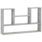 Wandplank betongrijs 100x17x60 cm