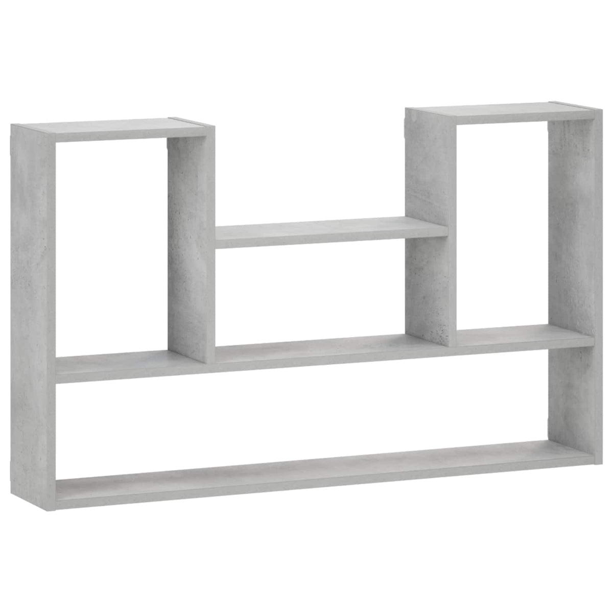 Wandplank Betongrijs 100 x 17 x 60 cm Bewerkt hout