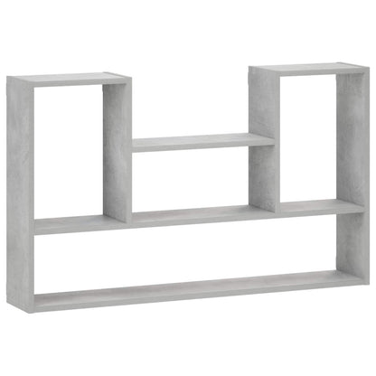 Wandplank Betongrijs 100 x 17 x 60 cm Bewerkt hout