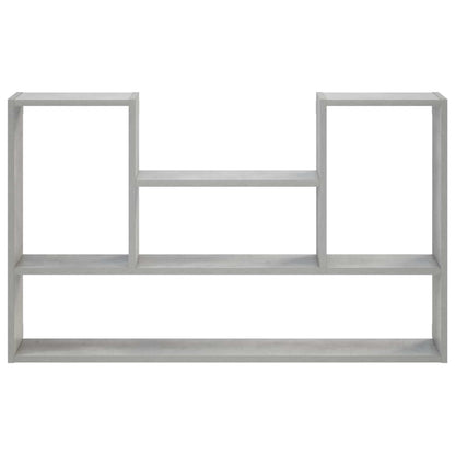 Wandplank Betongrijs 100 x 17 x 60 cm Bewerkt hout
