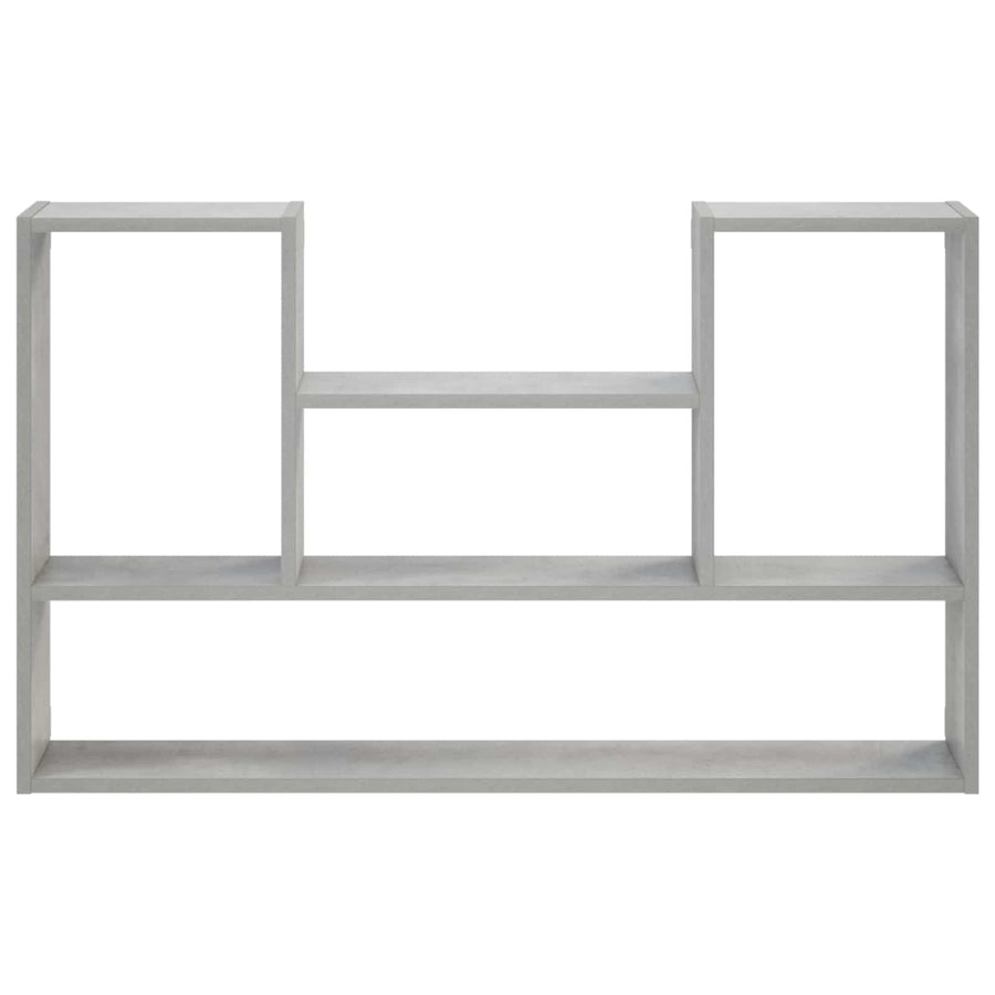 Wandplank Betongrijs 100 x 17 x 60 cm Bewerkt hout