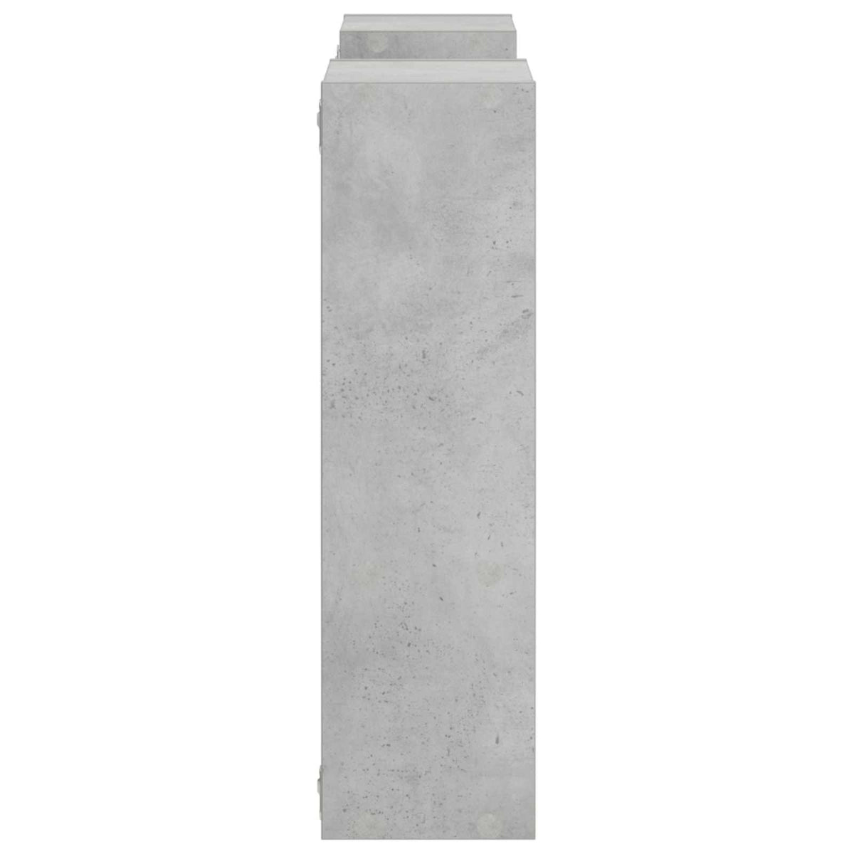 Wandplank Betongrijs 100 x 17 x 60 cm Bewerkt hout
