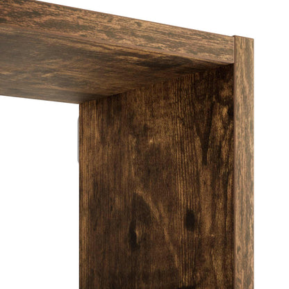 Wandplank Gerookt eiken 100 x 17 x 60 cm Bewerkt hout