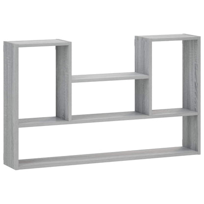 Wandplank Grijs Sonoma 100 x 17 x 60 cm Bewerkt hout