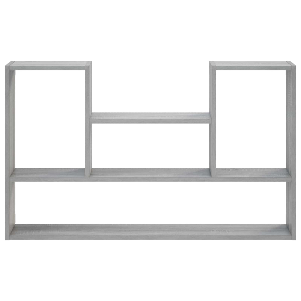 Wandplank Grijs Sonoma 100 x 17 x 60 cm Bewerkt hout