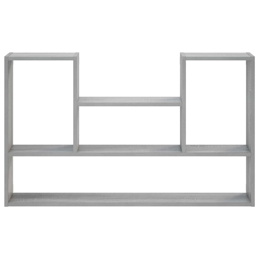 Wandplank Grijs Sonoma 100 x 17 x 60 cm Bewerkt hout