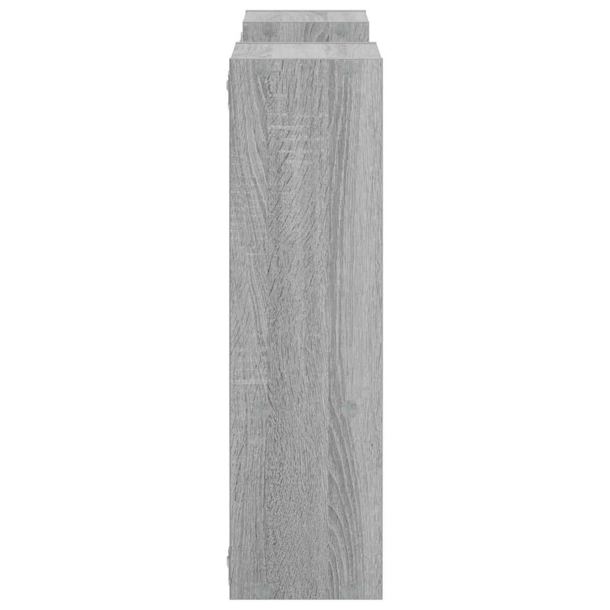 Wandplank Grijs Sonoma 100 x 17 x 60 cm Bewerkt hout