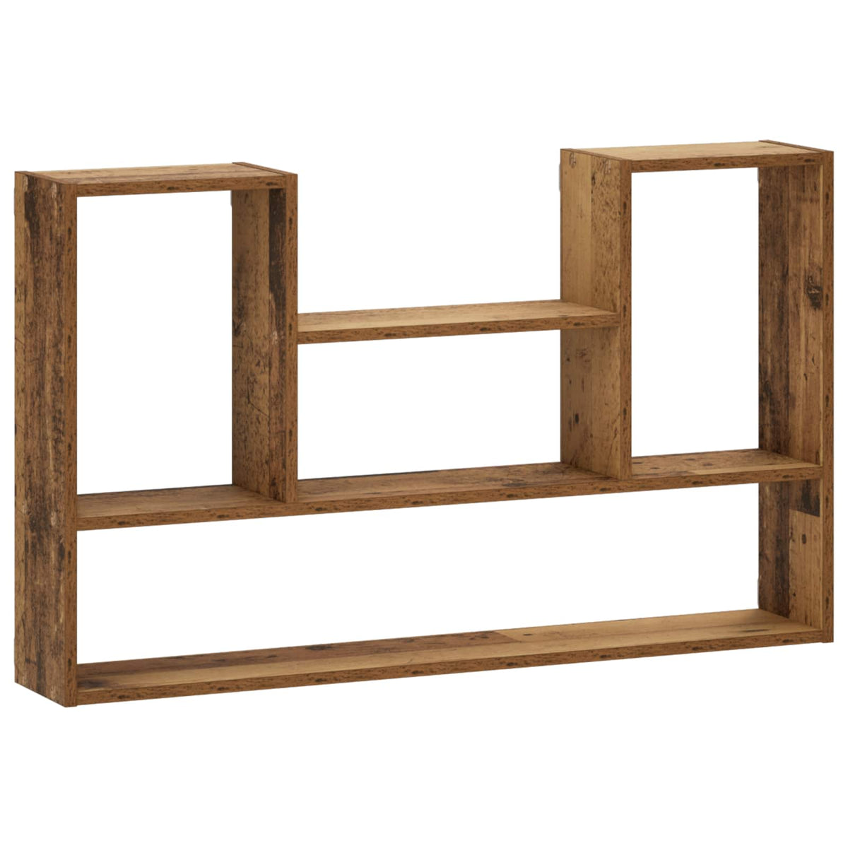 Wandplank Oud hout 100 x 17 x 60 cm Bewerkt hout