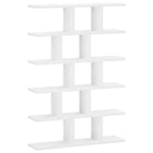 Wandplank bewerkt hout 70x17x101 cm wit