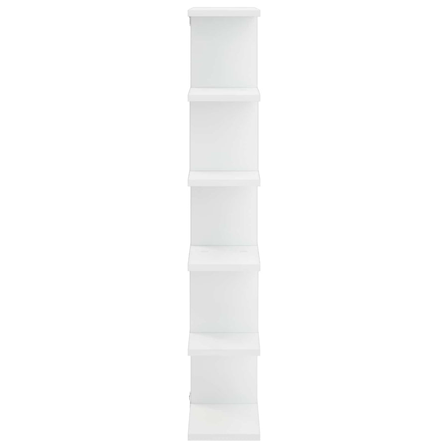 Wandplank Wit 70 x 17 x 101 cm Bewerkt hout