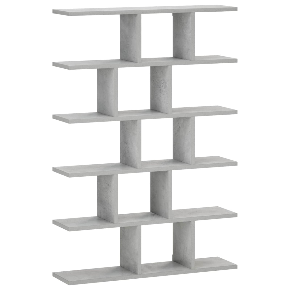 Wandplank Betongrijs 70 x 17 x 101 cm Bewerkt hout