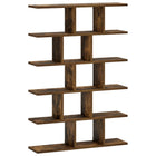 Wandplank gerookt eiken 70x17x101 cm bewerkt hout