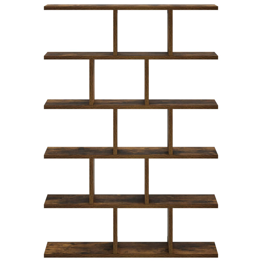 Wandplank Gerookt eiken 70 x 17 x 101 cm Bewerkt hout
