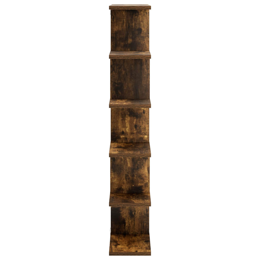 Wandplank Gerookt eiken 70 x 17 x 101 cm Bewerkt hout