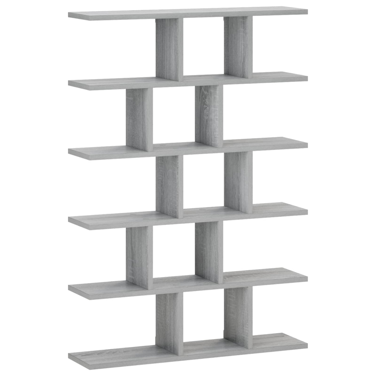 Wandplank Grijs Sonoma 70 x 17 x 101 cm Bewerkt hout