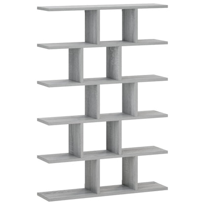 Wandplank Grijs Sonoma 70 x 17 x 101 cm Bewerkt hout