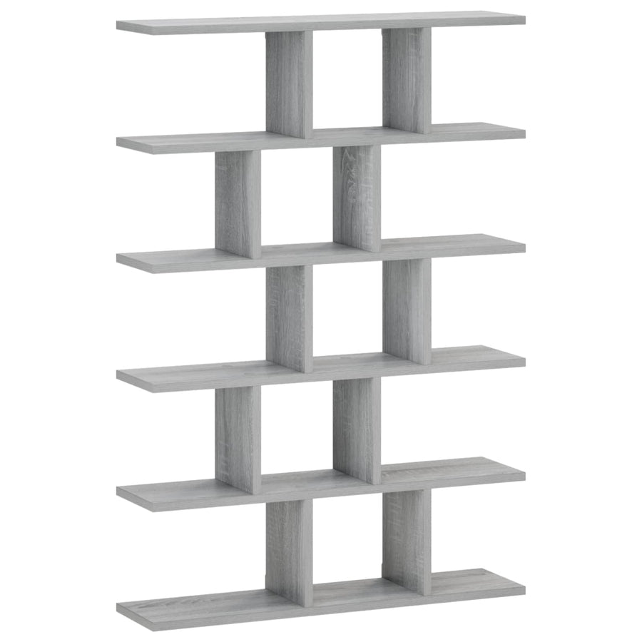 Wandplank Grijs Sonoma 70 x 17 x 101 cm Bewerkt hout