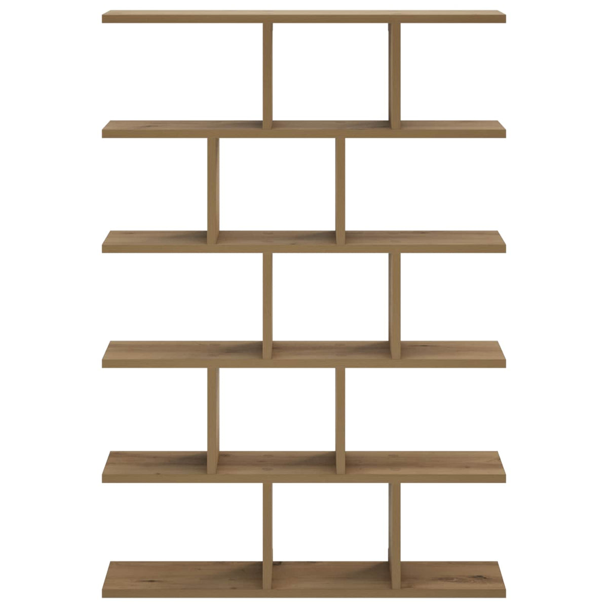 Wandplank Artisanaal eiken 70 x 17 x 101 cm Bewerkt hout