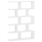 Wandplank 70x17x101 cm wit bewerkt hout