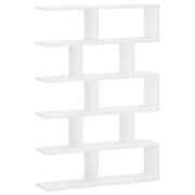 Wandplank 70x17x101 cm wit bewerkt hout