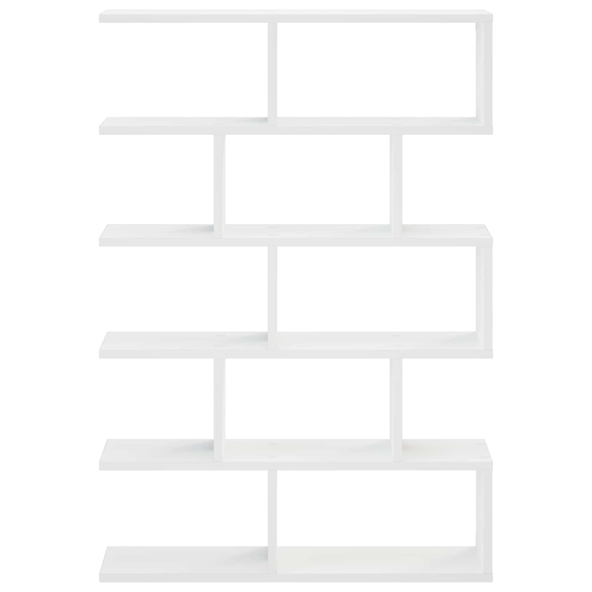 Wandplank Wit 70 x 17 x 101 cm Bewerkt hout