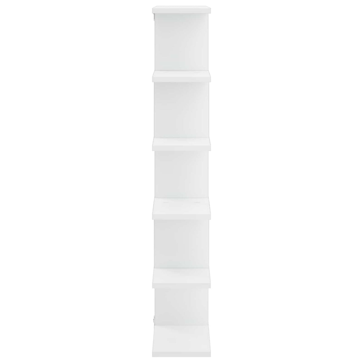 Wandplank Wit 70 x 17 x 101 cm Bewerkt hout