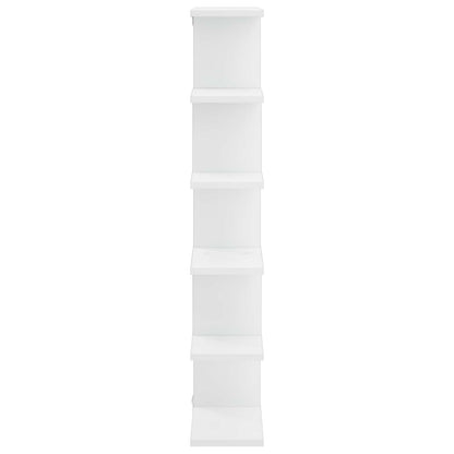 Wandplank Wit 70 x 17 x 101 cm Bewerkt hout