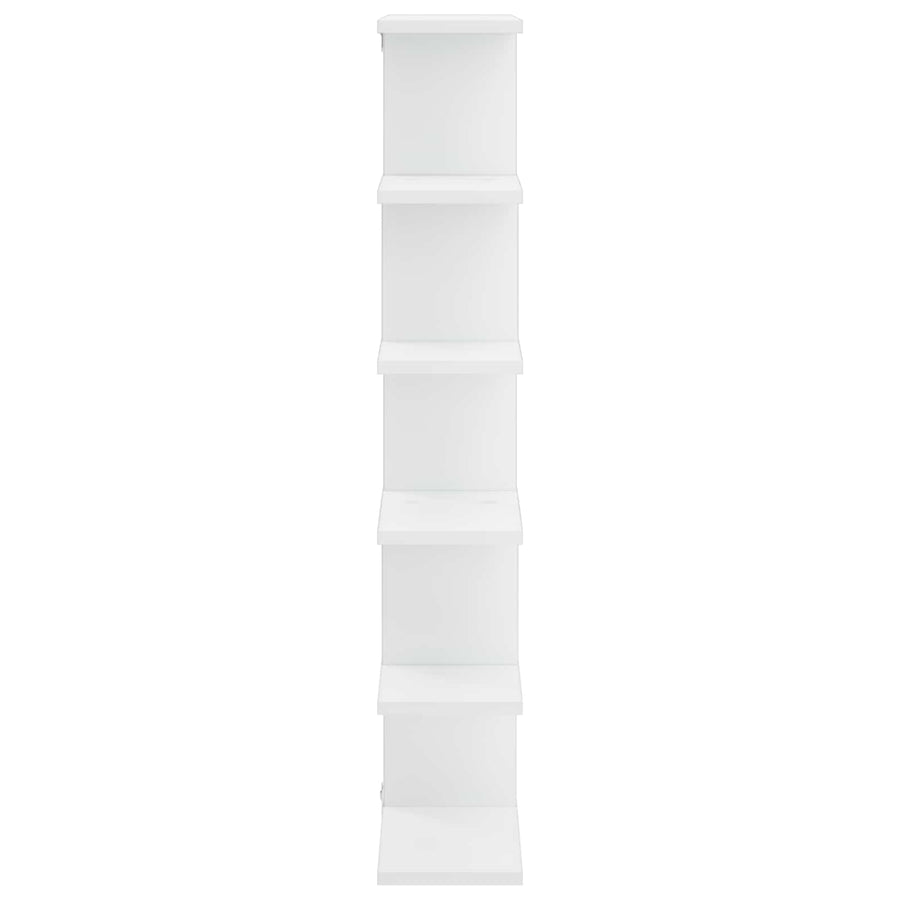 Wandplank Wit 70 x 17 x 101 cm Bewerkt hout