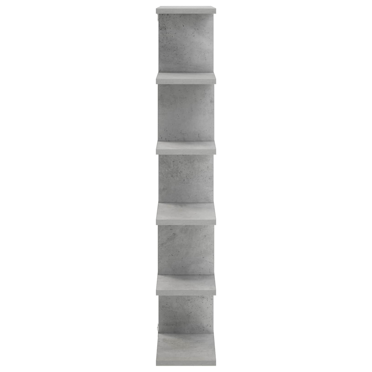 Wandplank Betongrijs 70 x 17 x 101 cm Bewerkt hout