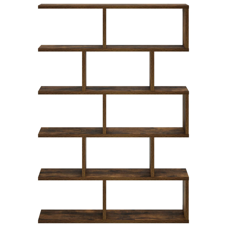 Wandplank Gerookt eiken 70 x 17 x 101 cm Bewerkt hout