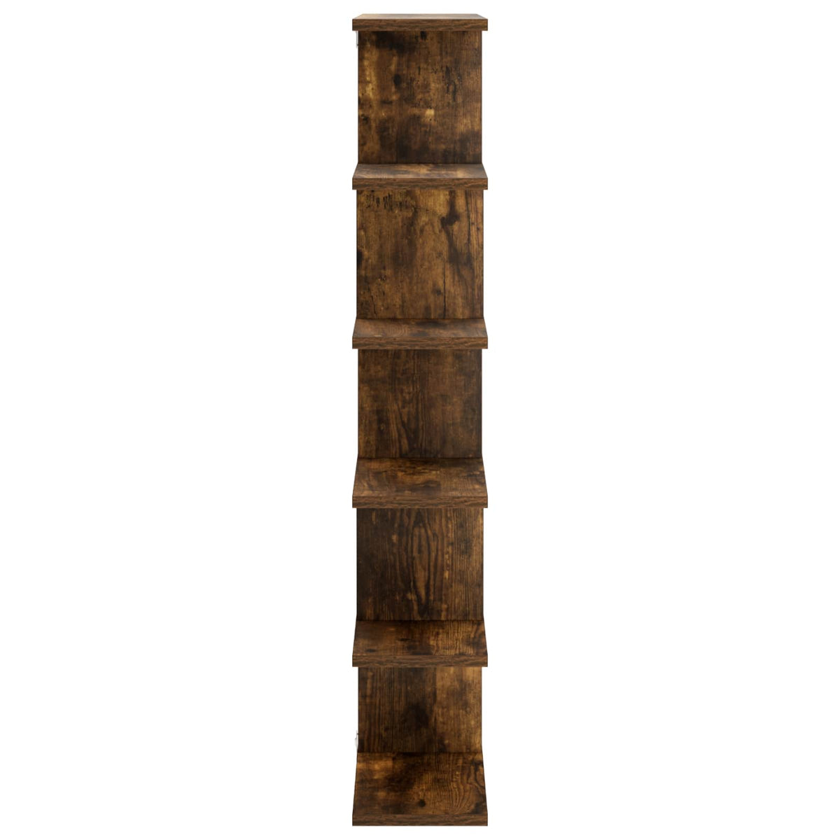 Wandplank Gerookt eiken 70 x 17 x 101 cm Bewerkt hout